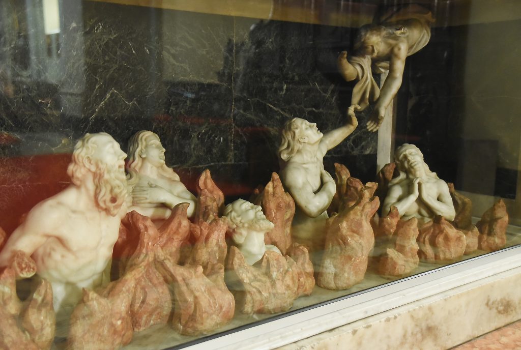  Mramorni kipovi duša, 18. stoljeće, Antonio Michelazzi, crkva svetog Jeronima u Rijeci / Foto SERGEJ DRECHSLER 