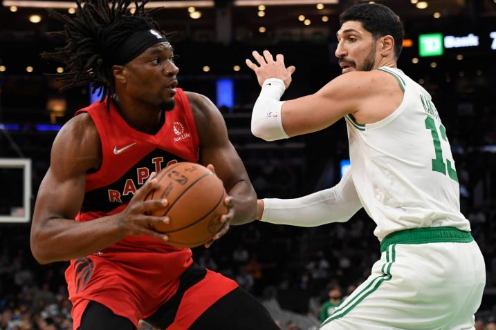 Enes Kanter i Precious Achiuwa/Foto USA TODAY Sports