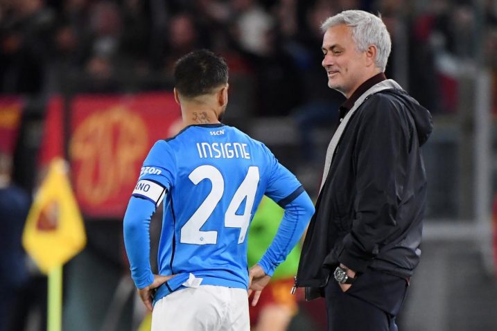 Jose Mourinho i Lorenzo Insigne/Foto REUTERS