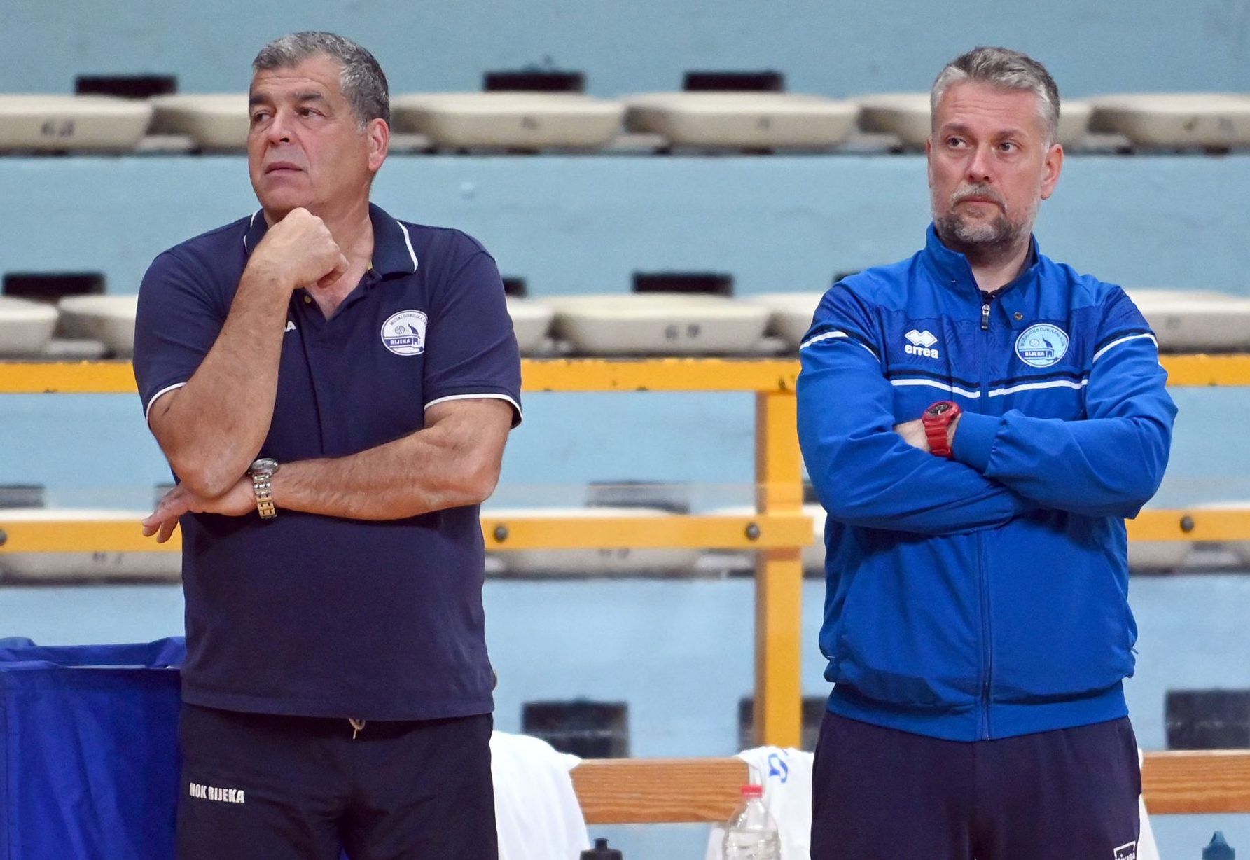 Velimir Liverić i pomoćni trener Andrej Burić/Foto V. KARUZA
