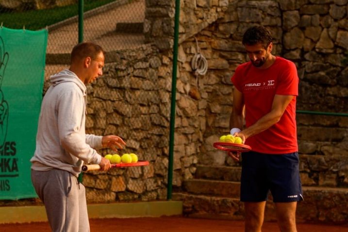 Vilim Višak i Marin Čilić