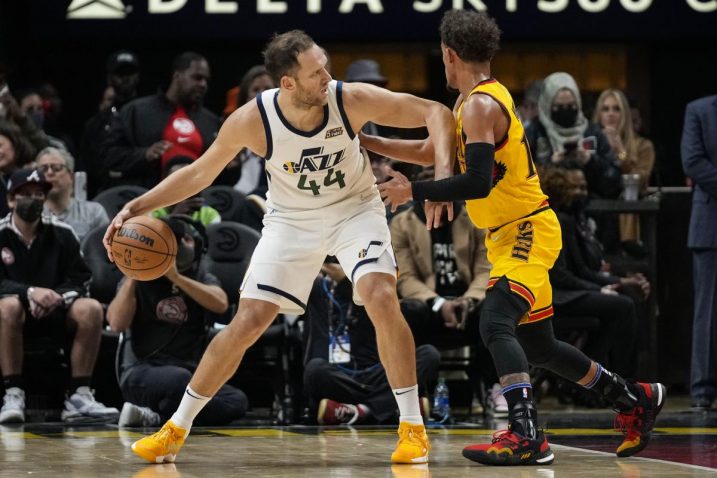 Bojan Bogdanović i Trae Young/Foto: Dale Zanine-USA TODAY Sports