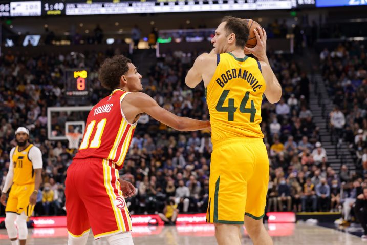 Trae Young i Bojan Bogdanović/Foto REUTERS