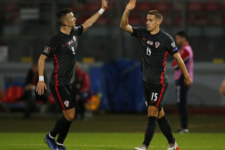 Ivan Perišić i Mario Pašalić/Foto REUTERS