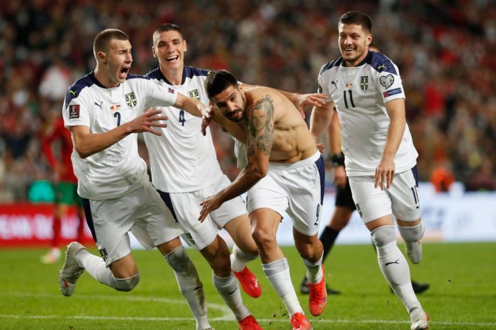 Aleksandar Mitrović slavi pogodak/Foto: REUTERS