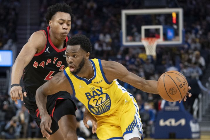 Andrew Wiggins i Scottie Barnes/Foto REUTERS