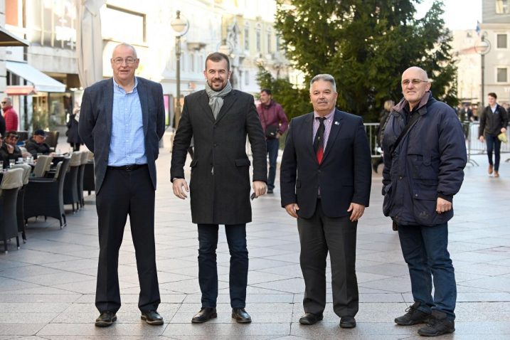 Zdravko Ivanković, Luka Požgaj, Mišo Berak, Miladin Matković/Foto: V. KARUZA