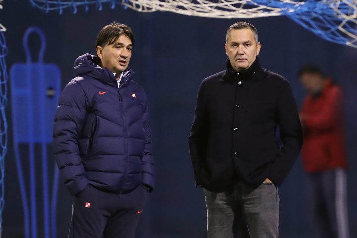 Zlatko Dalić i Marijan Kustić/Foto PIXSELL