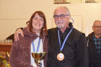 Kći Morena i otac Ognjen Marković, ekipni pobjednici natjecanja u udičarenju s barke / Foto Bojan Purić