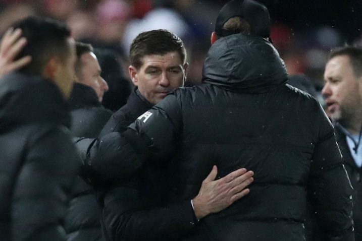 Steven Gerrard i Jurgen Klopp/Foto REUTERS