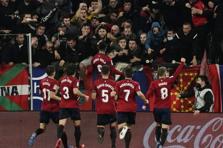 Igrači Osasune/Foto REUTERS