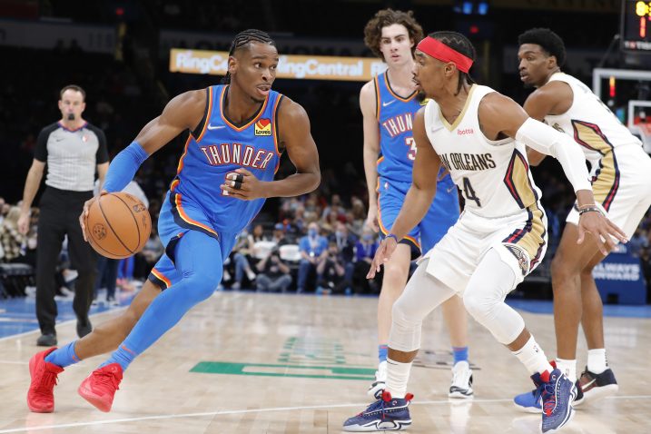 Shai Gilegous-Alexander i Devonte Graham/Foto REUTERS
