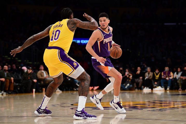Devin Booker i DeAndre Jordan/Foto REUTERS
