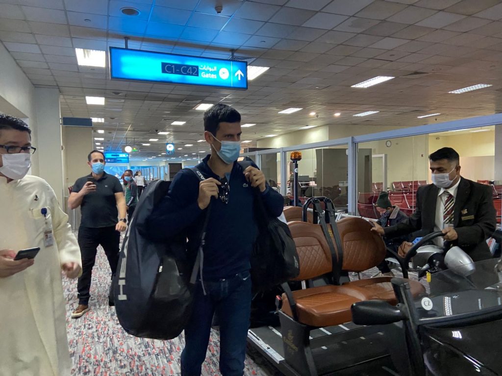 Novak je u Beograd stigao iz Dubaija gdje je noćas doletio iz Australije/Foto REUTERS