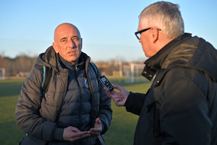 Vjeko Miletić i naš novinar Denis Frančiković/Foto M. LEVAK