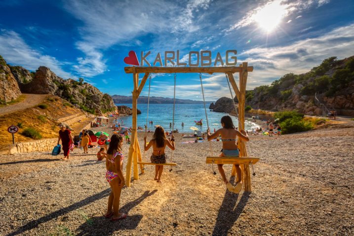 Plaža Tatinja u Karlobagu / Foto TZ Ličko-senjske županije