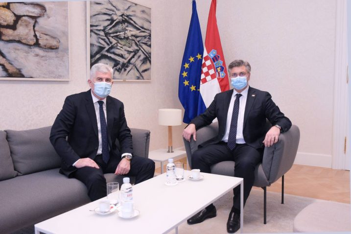Dragan Čović i Andrej Plenković / Foto Screenshot Twitter