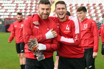 Vratar Kristian Boglić i branič Dominik Mulac/Foto S. DRECHSLER