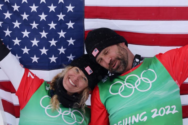 Nick Baumgartner i Lindsey Jacobellis/Foto REUTERS
