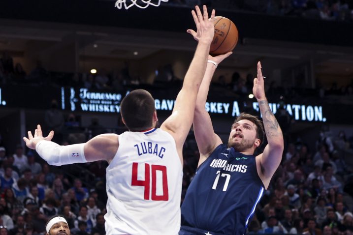 Ivica Zubac i Luka Dončić/Foto REUTERS