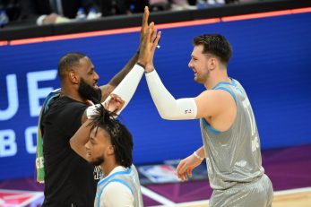 LeBron James i Luka Dončić/Foto REUTERS