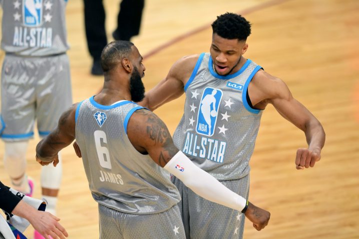 LeBron James i Giannis Antetokounmpo/Foto REUTERS