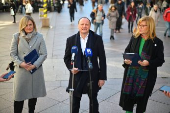 Iva Rinčić, Davor Štimac i Lea Domijan Fišter / Foto Mateo Levak