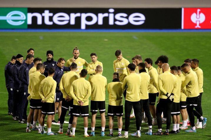 Trening Seville na Maksimiru/Foto REUTERS