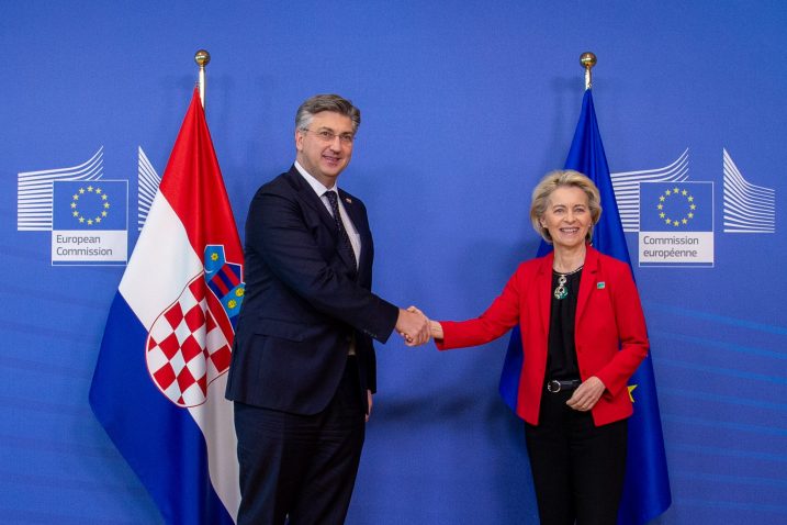 Andrej Plenković i Ursula von der Leyen