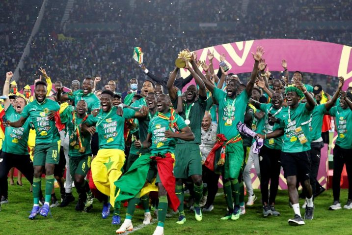 Senegalci nakon osvjanja Kupa nacija/Foto REUTERS