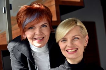 Maja s kćeri Editom Misirić - poznatom voditeljicom RTL televizije / Snimio Davor KOVAČEVIĆ
