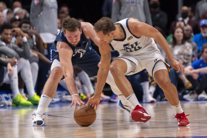 Luka Dončić i Bojan Bogdanović/Foto REUTERS