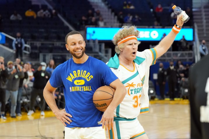 Stephen Curry i Will Ferrell/Foto REUTERS