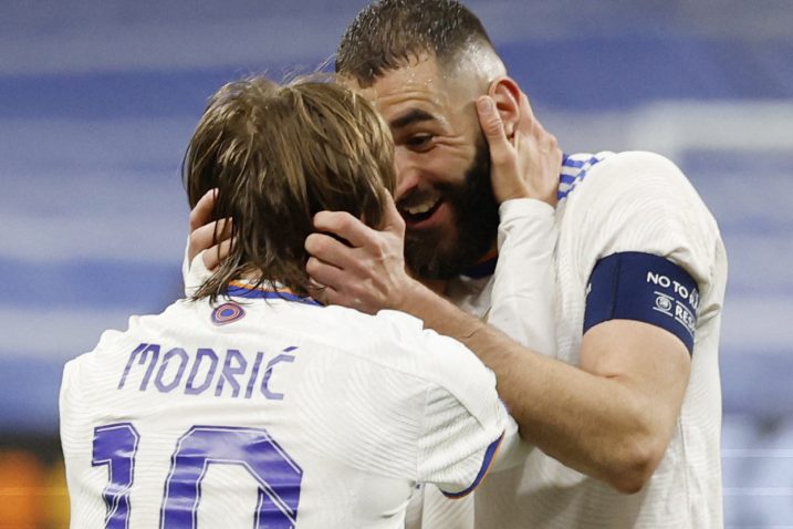 Luka Modrić i Karim Benzema/Foto REUTERS