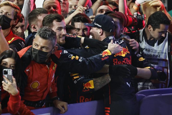 Slavlje Verstappena/Foto REUTERS