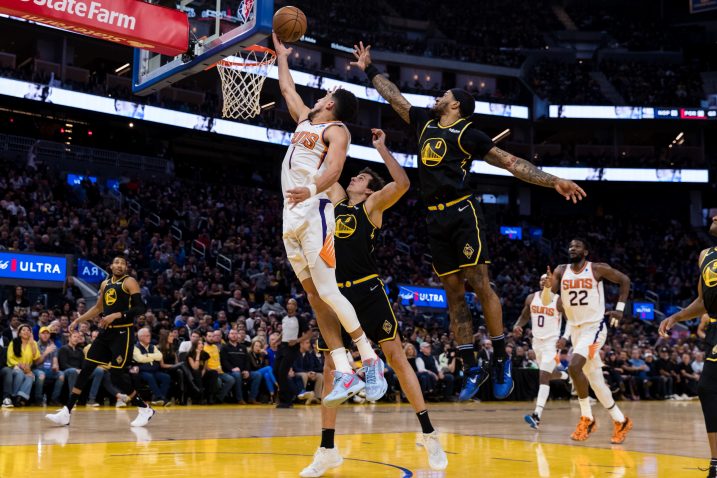 Devin Booker i Gary Payton/Foto REUTERS
