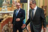 Gordan Grlić Radman i ruski ministar vanjskih poslova Sergej Lavrov na sastanku početkom godine / Foto vlada.gov.hr
