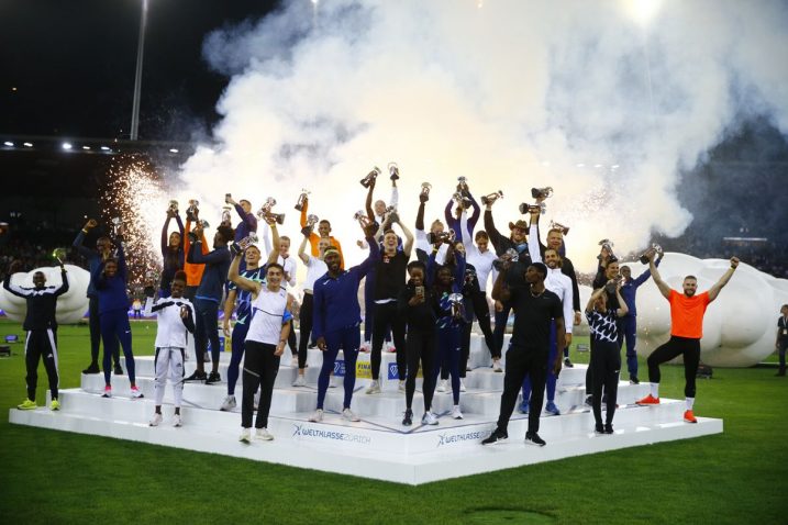 Slavlje atletičara u rujnu 2021. godine/Foto REUTERS