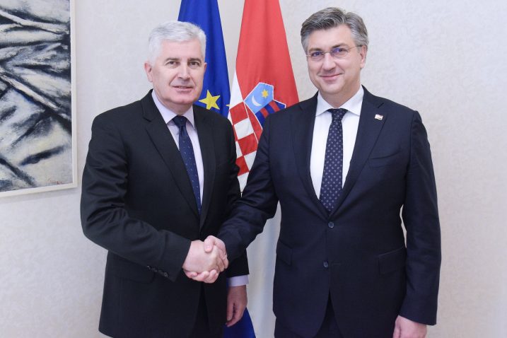 Dragan Čović i Andrej Plenković