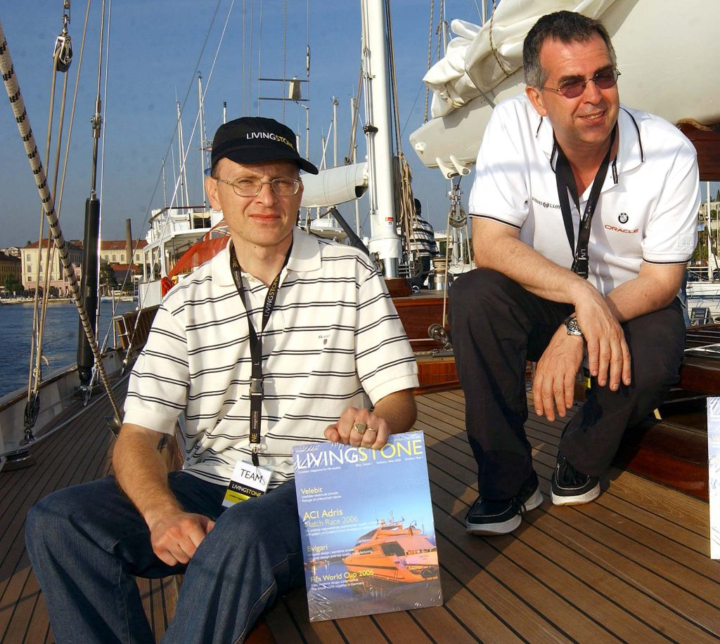 Livingston - glavni urednik Tomislav Rukavina i Denis Redić / Snimio Sergej DRECHSLER