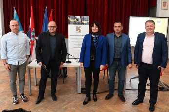 Zvonimir Vidović, Sanjin Vranković, Sanja Udović, Sanjin Purić i Dražen Mladenić / Foto M. GRACIN