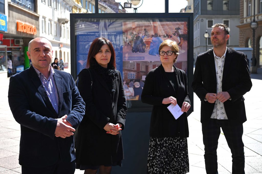  Predstavili projekt i izložbu - Perica Prpić, Sonja Šišić, Nikolina Radić Štivić i Ivan Šarar / Foto M. LEVAK 