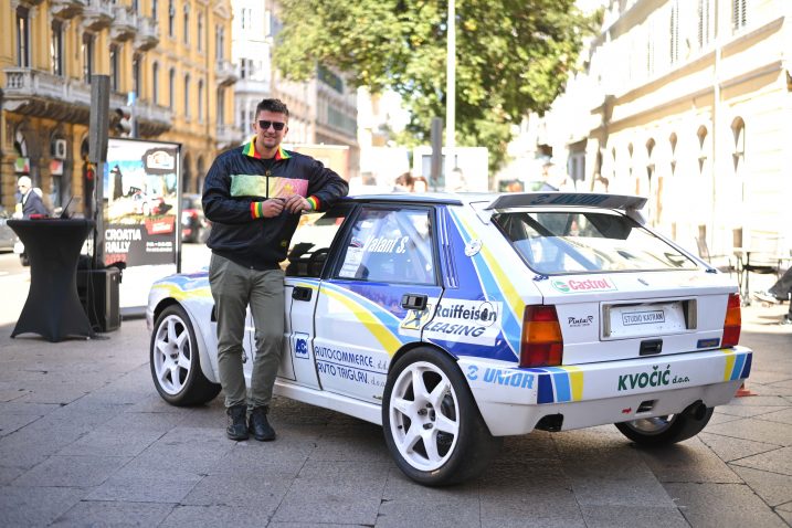 Dorijan Kljun s Lanciom Delta HF Integrale/Foto M. LEVAK