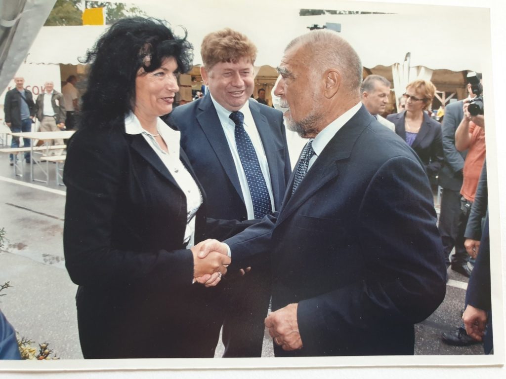 Višnja i Zdravjko Pevec s bivšim predsjednikom Stjepanom Mesićem 