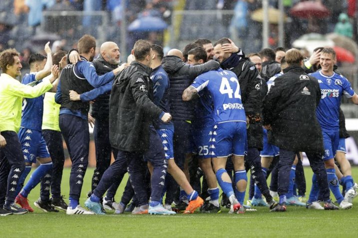 Slavlje Empolija/Foto REUTERS