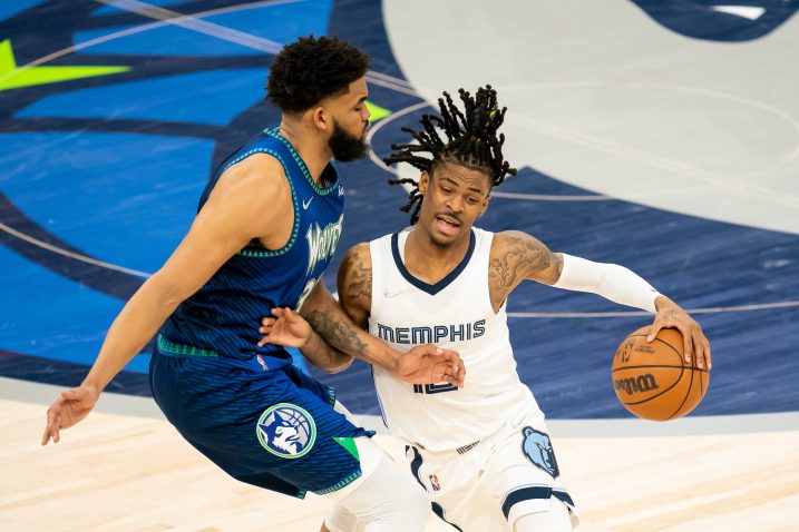 Karlo Anthony Towns i Ja Morant/Foto REUTERS