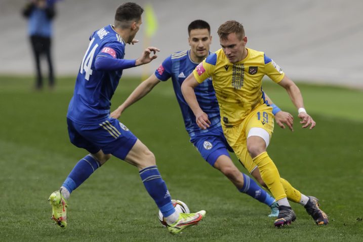 Matija Frigan u dresu Hrvatskog dragovoljca/Foto PIXSELL