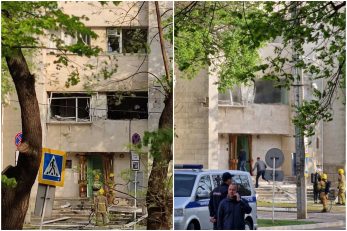 Lokacija napada na sjedište ministarstva javne sigurnosti u Tiraspolju / Foto Screenshot Twitter