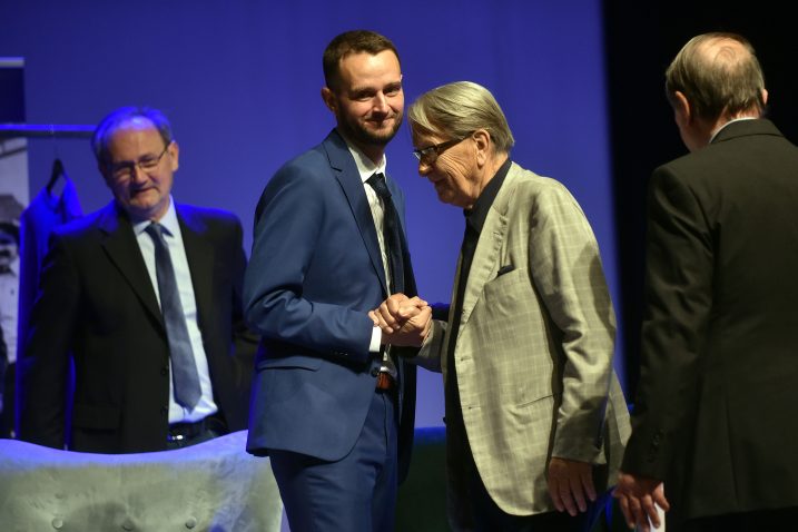 Sanjin Španović na promociji knjige "Zeko" s pokojnim Ćirom Blaževićem / Foto Davor Kovačević