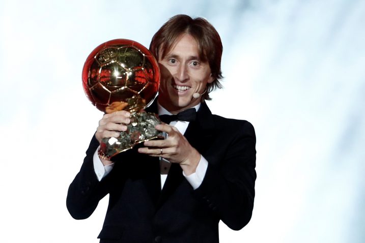 Luka Modrić dobio je Zlatnu loptu 2018. godine/Foto REUTERS